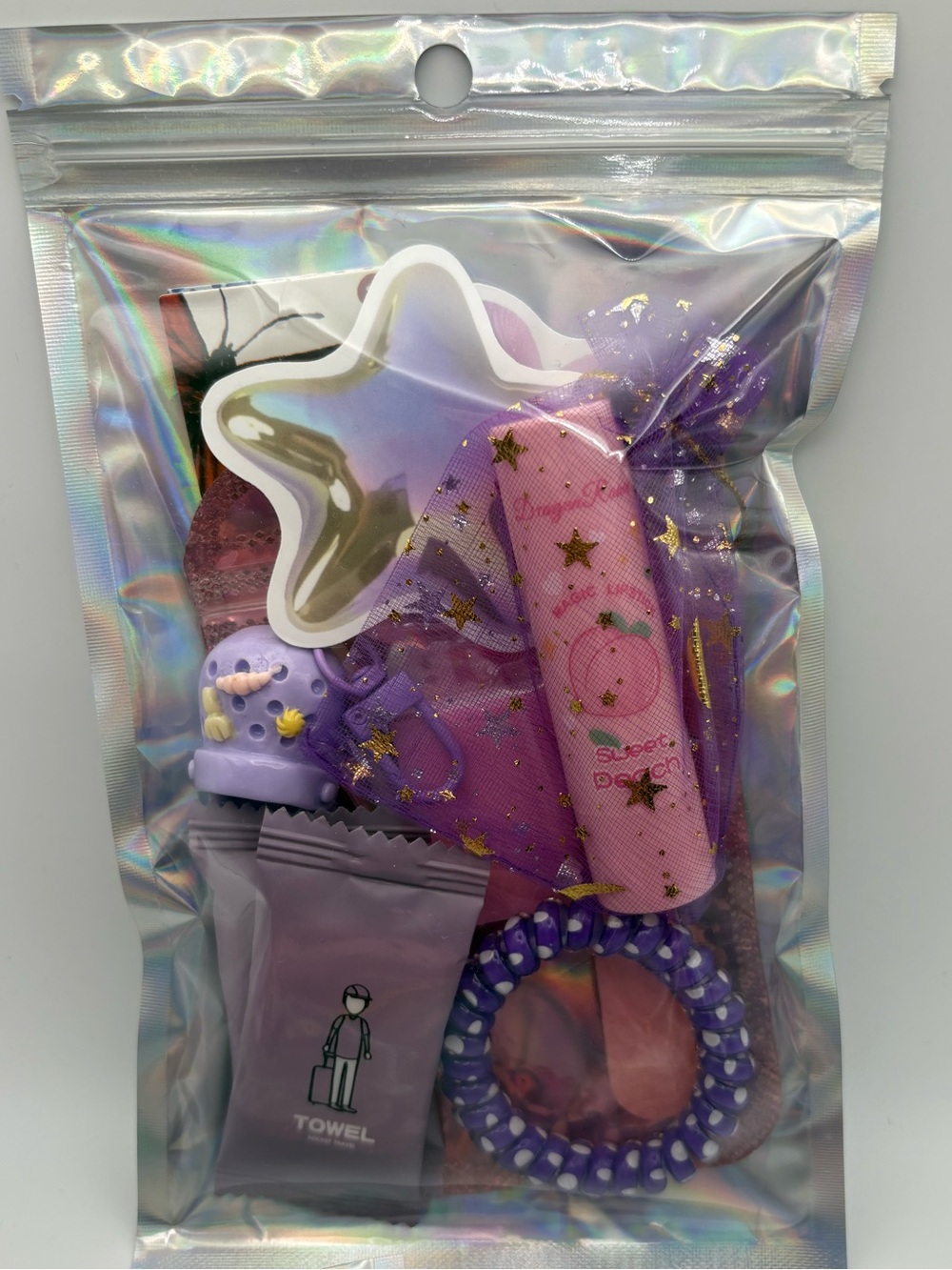 Purple Party Favor Gift Set - Assorted Purple 
Accessories